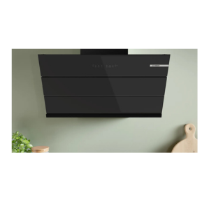 BOSCH Series 4 wall-mounted cooker hood  60 cm Chimney  - DWK98IJ60I (Matt black)